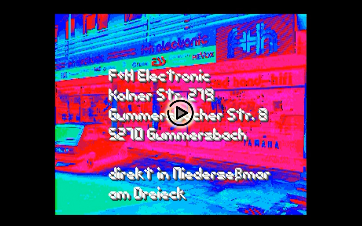 Back to the 80s..Unser Werbespot als die PLZ noch 4-stellig war :-)